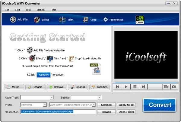 iCoolsoft WMV Converter(WMV视频格式转换器)