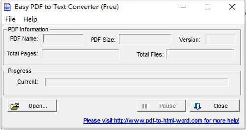 Easy PDF to Text Converter(pdf文件转换软件)