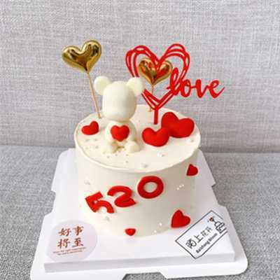 520超有爱蛋糕款式创意超甜又真实2023 浪漫氛围拉满520蛋糕